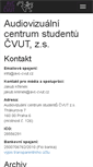 Mobile Screenshot of 123.avc-cvut.cz
